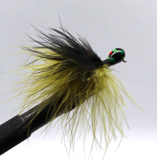 Olive / Black Marabou Jig