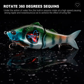 Jointed In-Line Spinning Lure