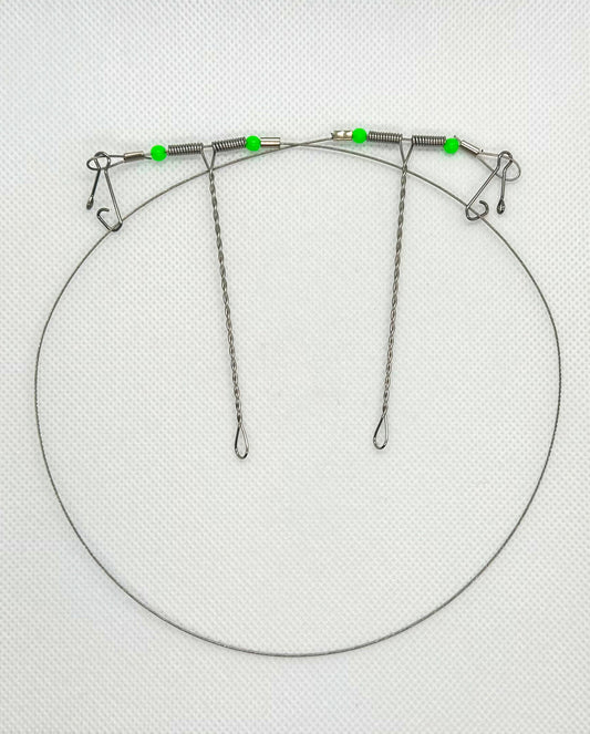2 Bar Sturgeon / Walleye / Pike / Pickerel Heavy Duty Rigs